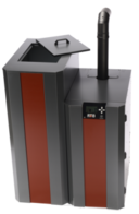 NBE RTB 30 kW met 120 kg pelletreservoir